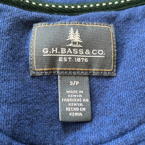 G.H. Bass & Co. Mens Half-Zip Sweater, Size Small - Picture 2 of 5